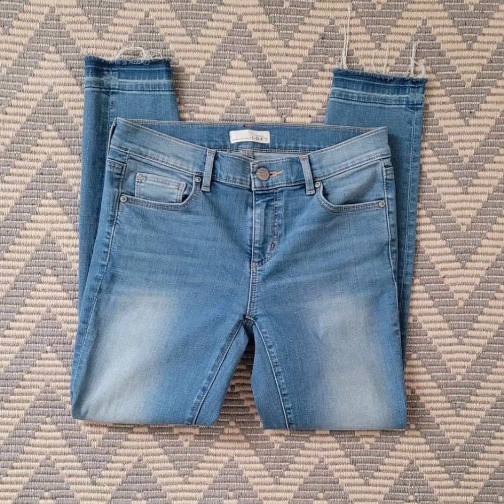 Loft modern skinny jeans.